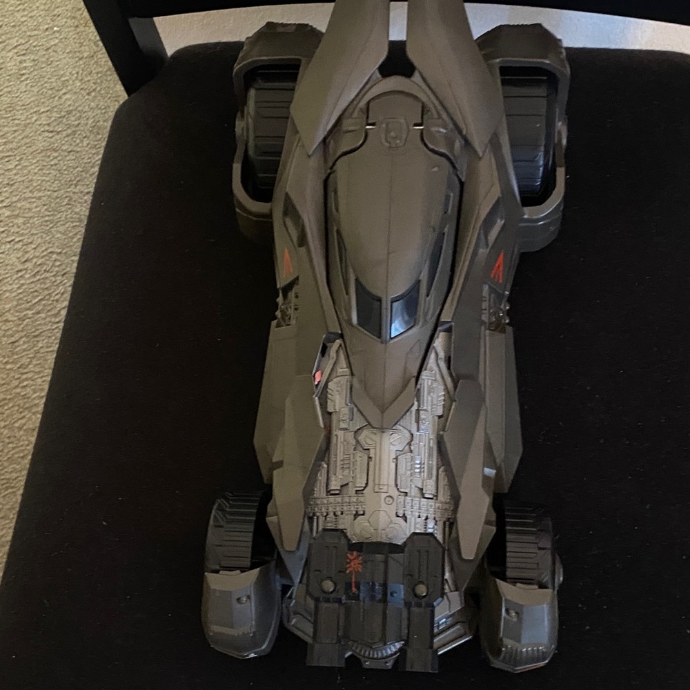 Mattel Dark Gray Batmobile Toy Car